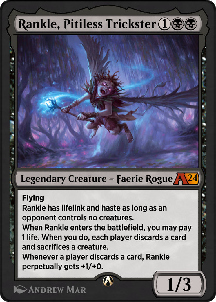 Rankle, Pitiless Trickster (YOTJ-011) - Alchemy: Outlaws of Thunder Junction-1