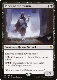 Piper of the Swarm (Promo Pack) [Throne of Eldraine Promos]-1