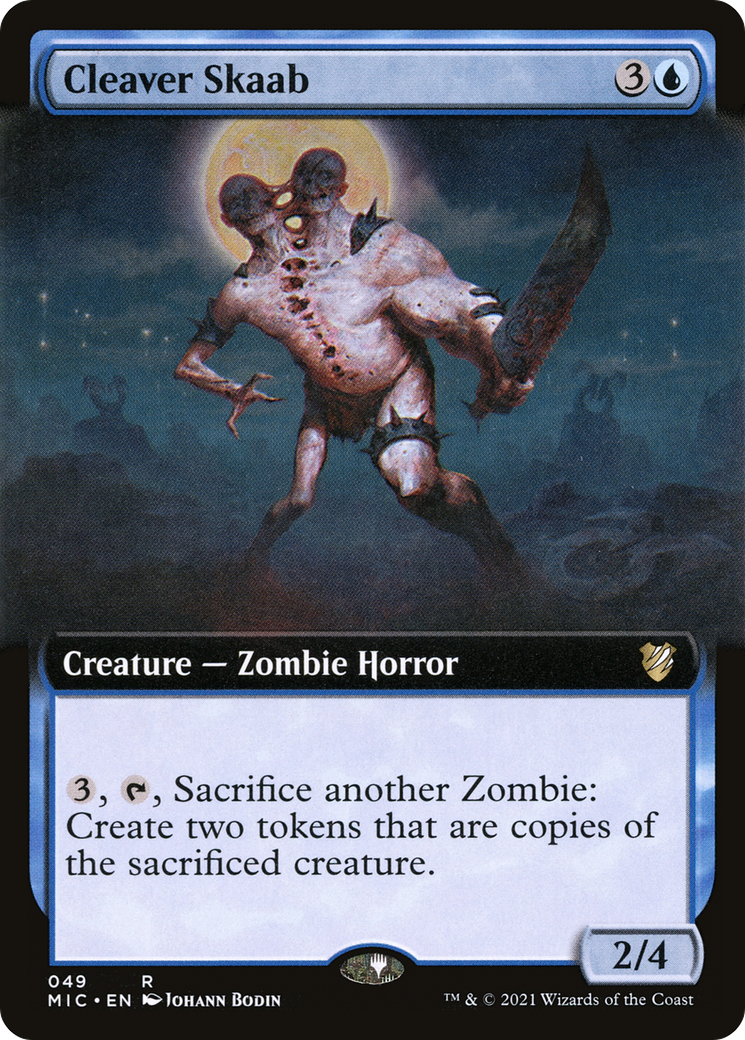Cleaver Skaab (Extended Art) [Innistrad: Midnight Hunt Commander]-1