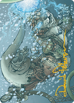 Kitsa, Otterball Elite // Kitsa, Otterball Elite (ABLB-042) - Bloomburrow Art Series (Borderless)-1
