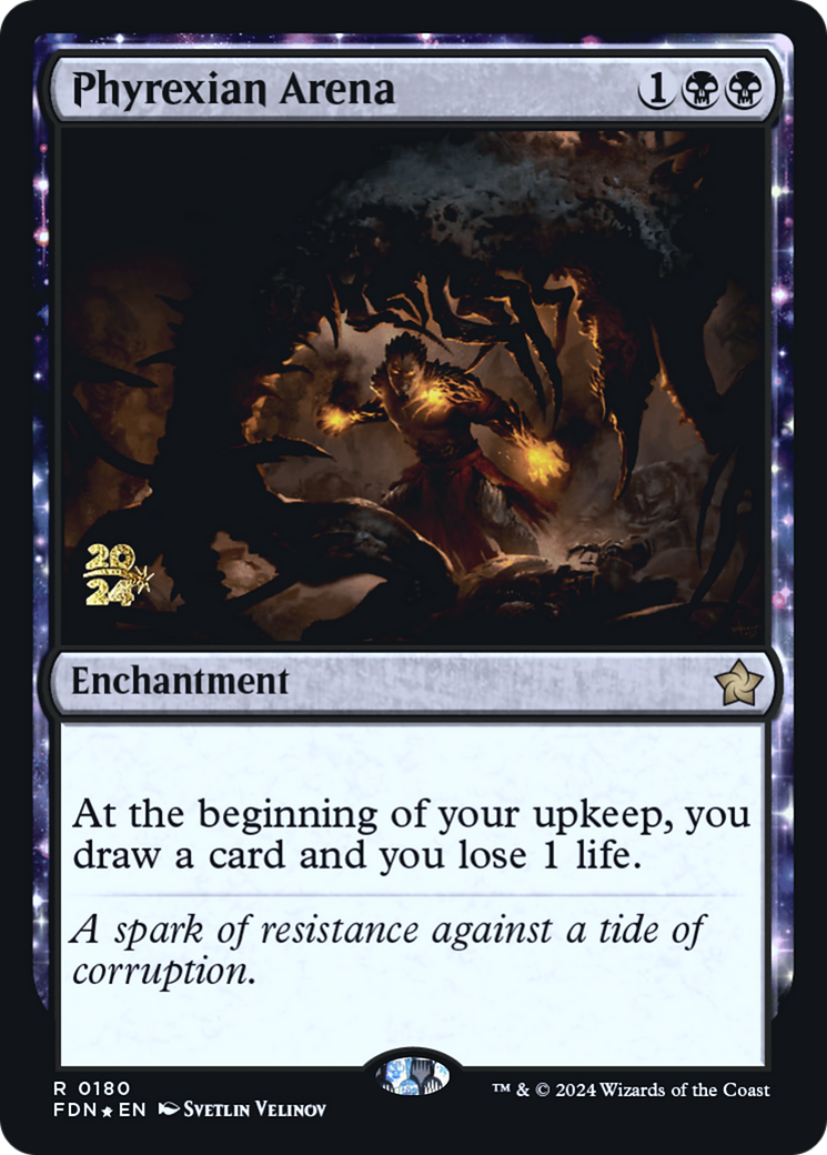 Phyrexian Arena [Foundations Prerelease Promos]-1