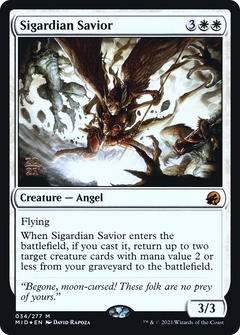 Sigardian Savior [Innistrad: Midnight Hunt Prerelease Promos]-1