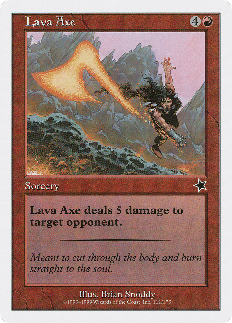 Lava Axe [Starter 1999]-1