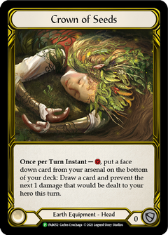 Crown of Seeds (Golden) [FAB052] (Promo)  Cold Foil-1