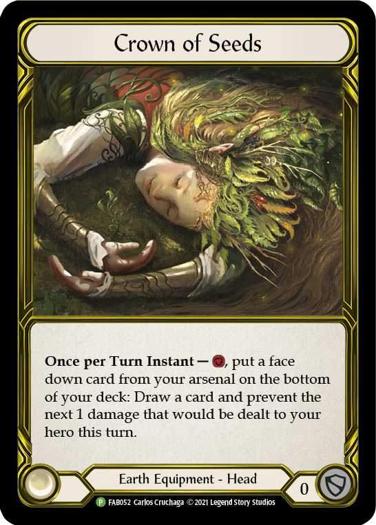 Crown of Seeds (Golden) [FAB052] (Promo)  Cold Foil-1