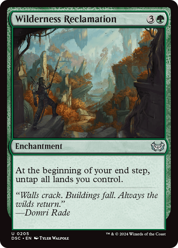 Wilderness Reclamation (DSC-205) - Duskmourn: House of Horror Commander-1