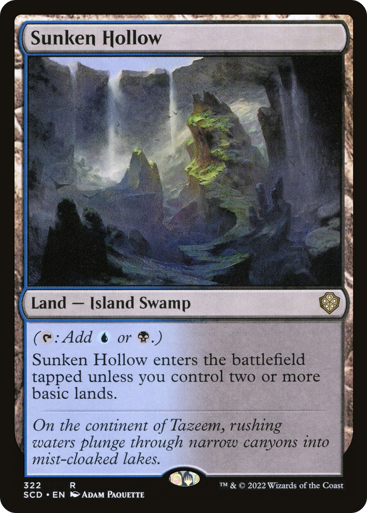 Sunken Hollow [Starter Commander Decks]-1