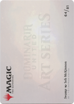 Swamp // Swamp (ADMU-064) - Dominaria United Art Series (Borderless)-2
