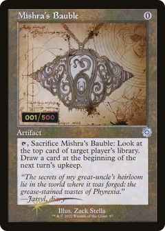 Mishra's Bauble (Retro Schematic) (Serialized) [The Brothers' War Retro Artifacts]-1