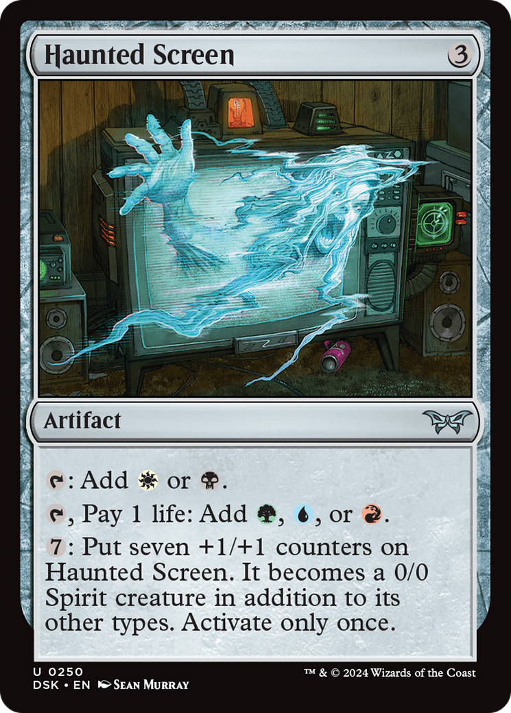 Haunted Screen [Duskmourn: House of Horror]-1