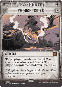 Thoughtseize [Outlaws of Thunder Junction: Breaking News]-1