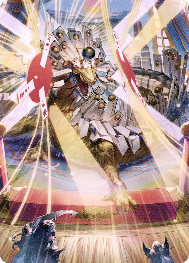 Spirit-Sister's Call // Spirit-Sister's Call (ANEO-075) - Neon Dynasty Art Series (Borderless) Foil-1