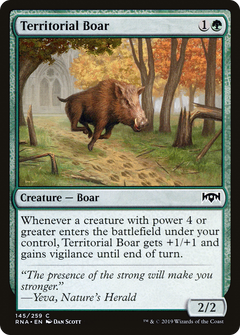 Territorial Boar [Ravnica Allegiance]-1