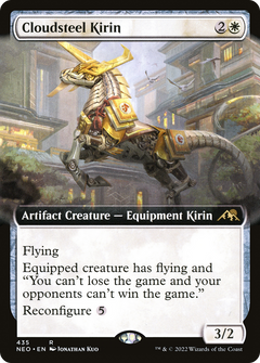 Cloudsteel Kirin (Extended Art) [Kamigawa: Neon Dynasty]-1