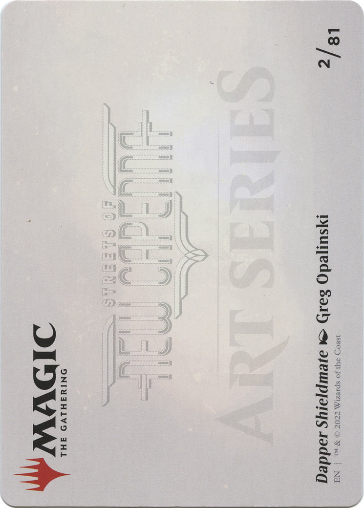 Dapper Shieldmate // Dapper Shieldmate (ASNC-002) - New Capenna Art Series (Borderless)-2