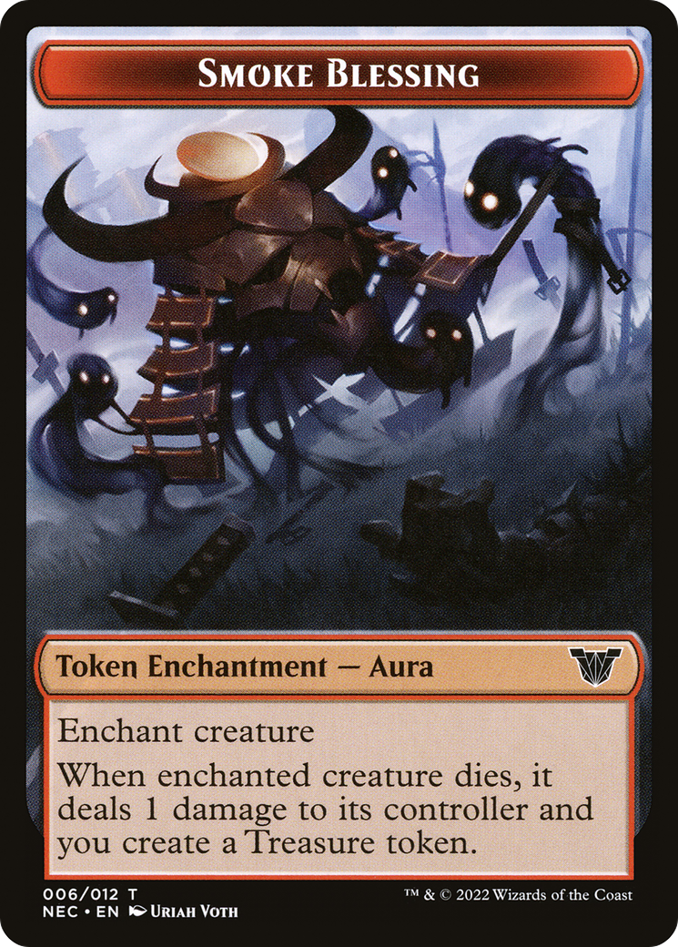 Smoke Blessing (TNEC-006) - Neon Dynasty Commander Tokens-1