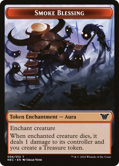 Smoke Blessing (TNEC-006) - Neon Dynasty Commander Tokens Foil-1