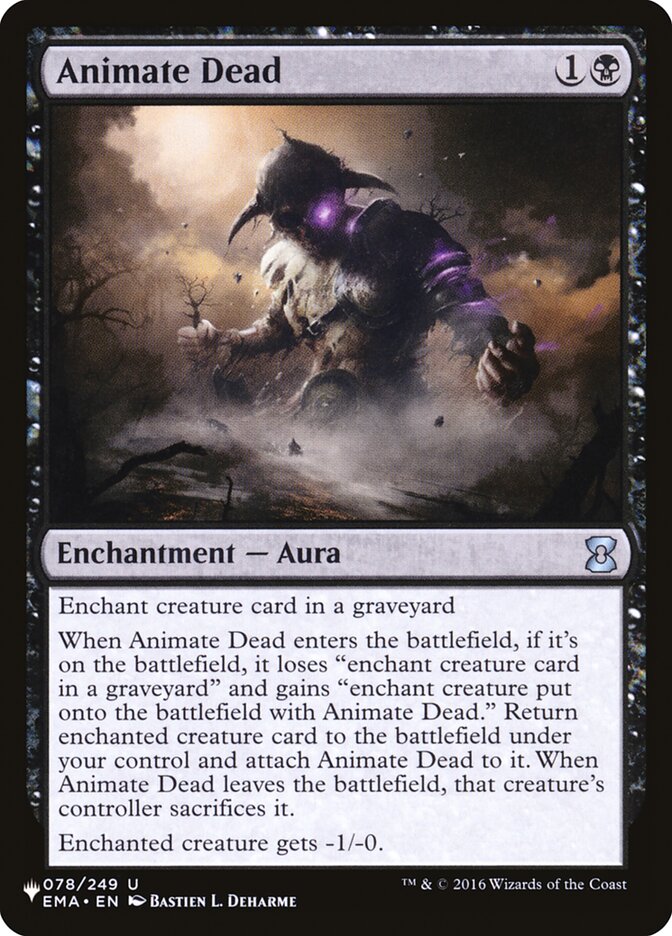 Animate Dead [The List]-1
