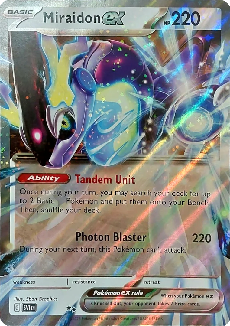 Miraidon ex (Unnumbered) (Jumbo Card) [Scarlet & Violet: Base Set]-1