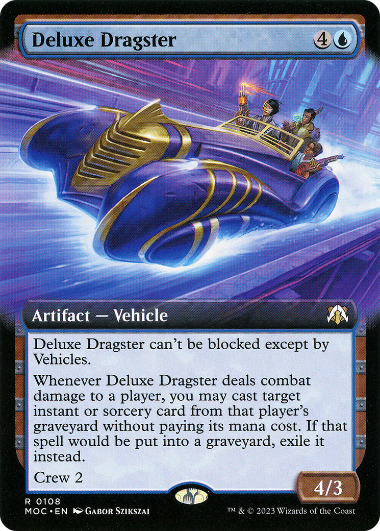Deluxe Dragster (Extended Art) [March of the Machine Commander]-1