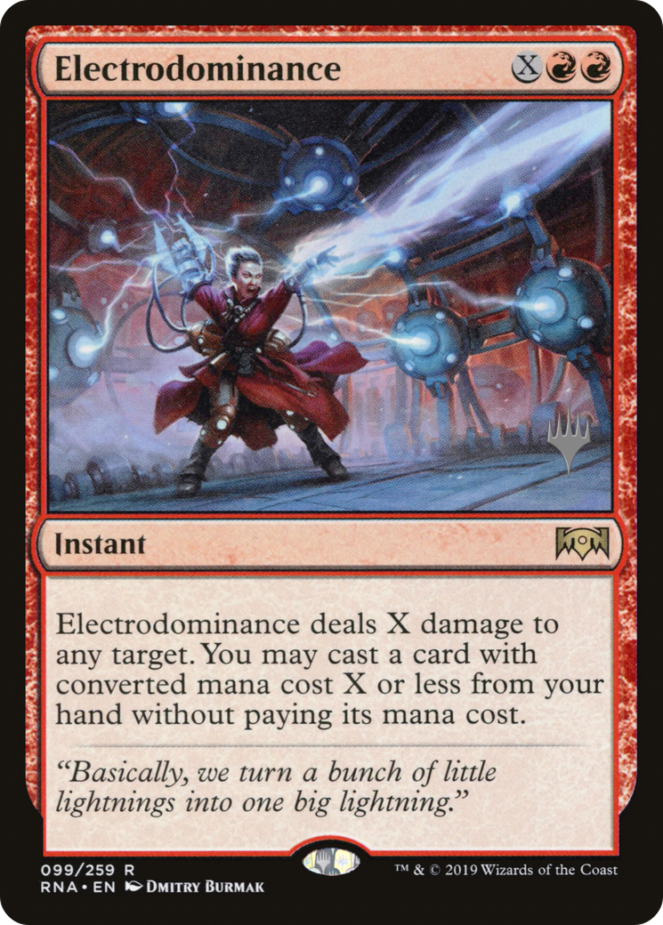 Electrodominance (Promo Pack) [Ravnica Allegiance Promos]-1
