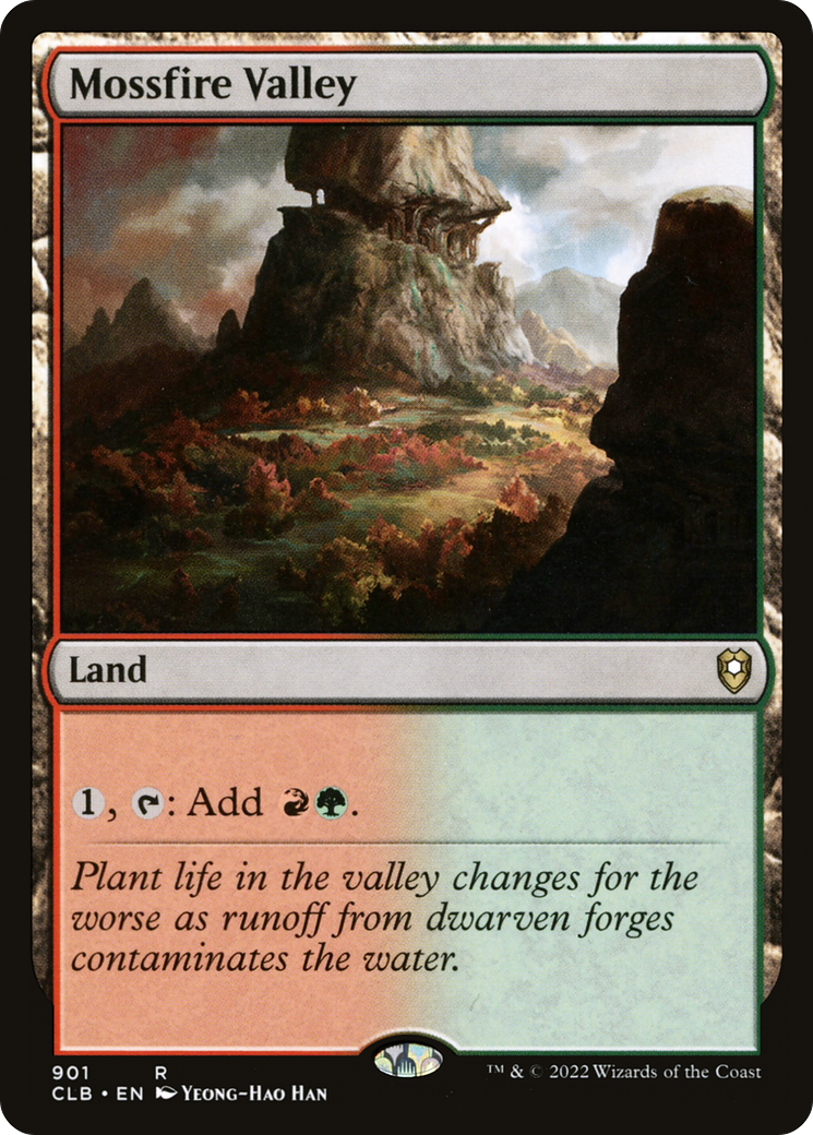 Mossfire Valley [Commander Legends: Battle for Baldur's Gate]-1