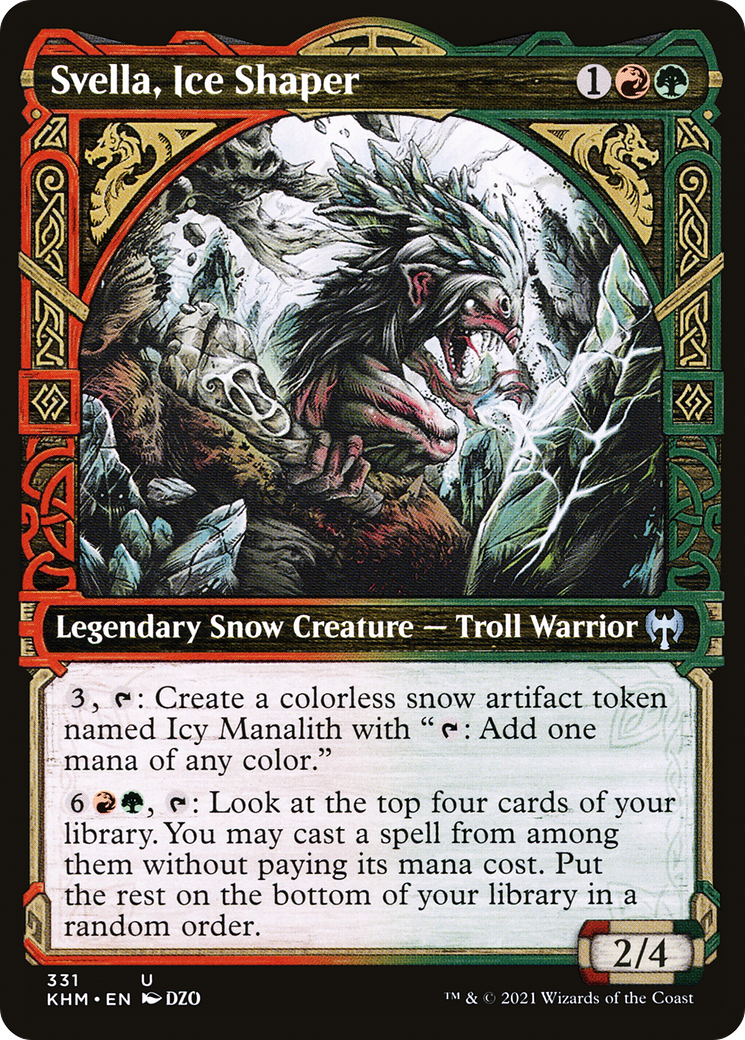Svella, Ice Shaper (Showcase) [Kaldheim]-1