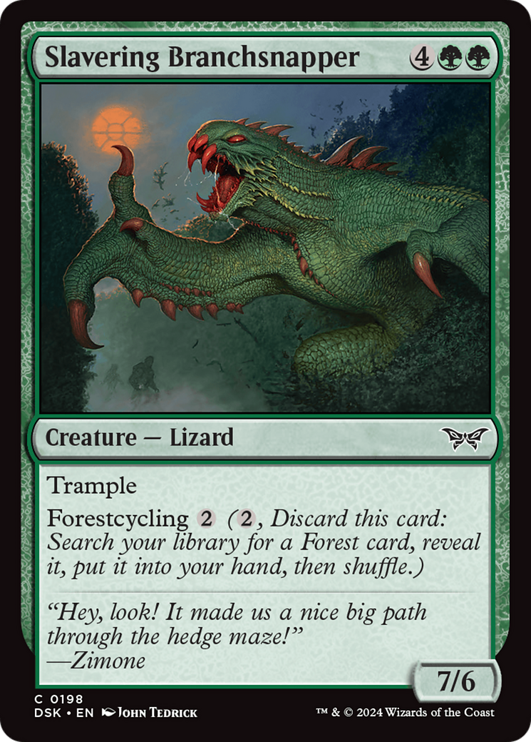 Slavering Branchsnapper [Duskmourn: House of Horror]-1