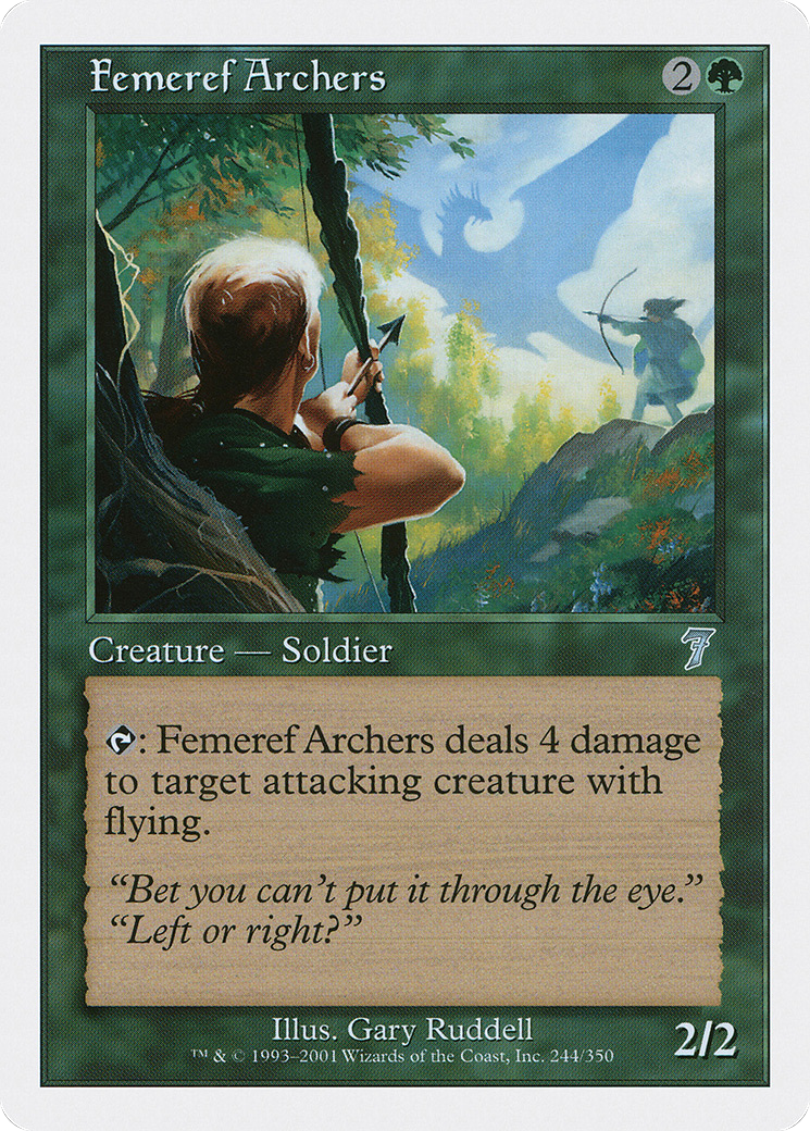 Femeref Archers (7ED-244) - 7th Edition Foil-1