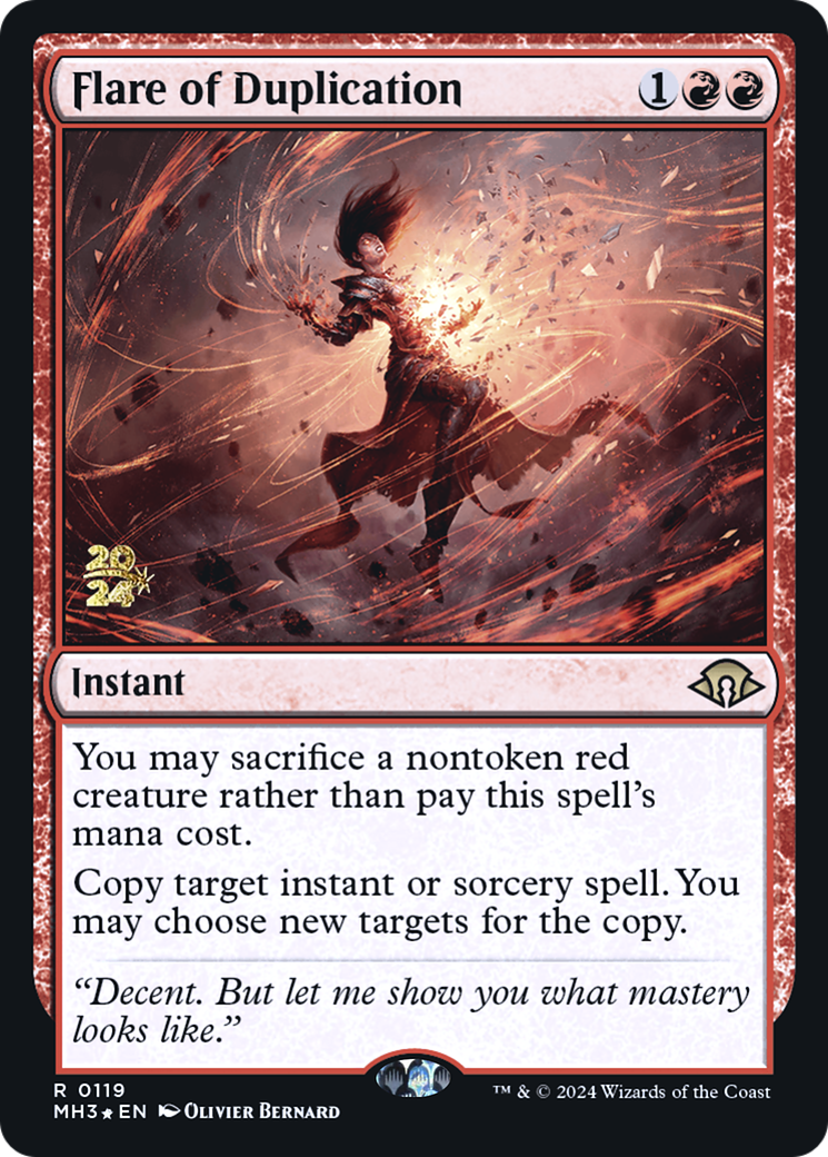 Flare of Duplication [Modern Horizons 3 Prerelease Promos]-1