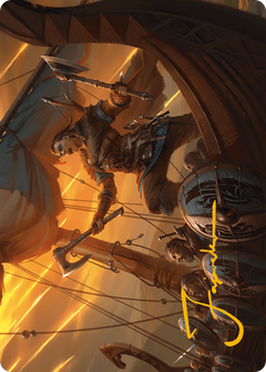 Eivor, Battle-Ready Art Card (Gold-Stamped Signature) [Assassin's Creed Art Series]-1