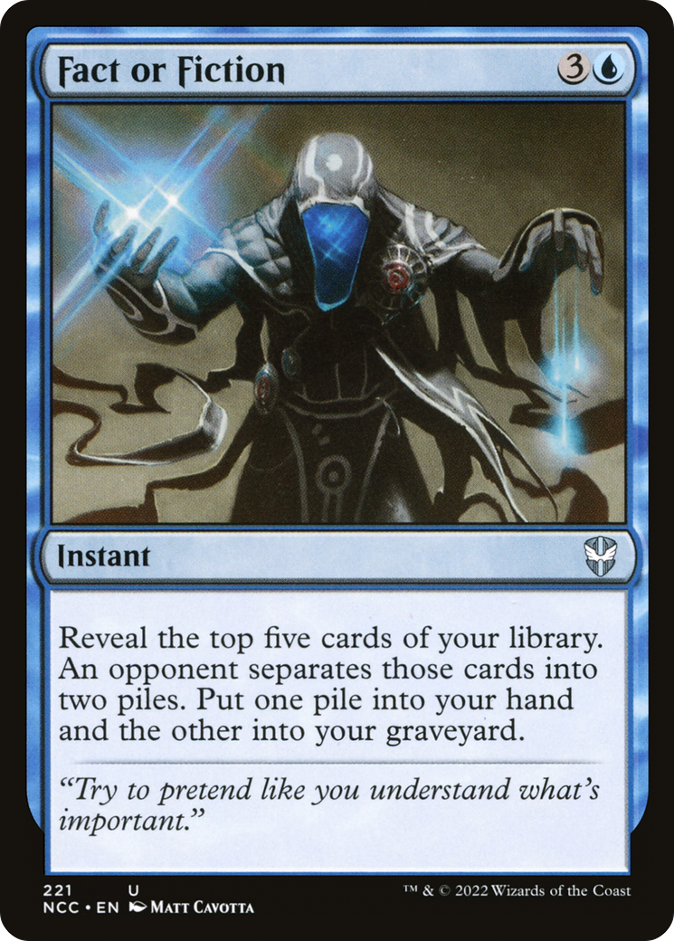 Fact or Fiction [Streets of New Capenna Commander]-1