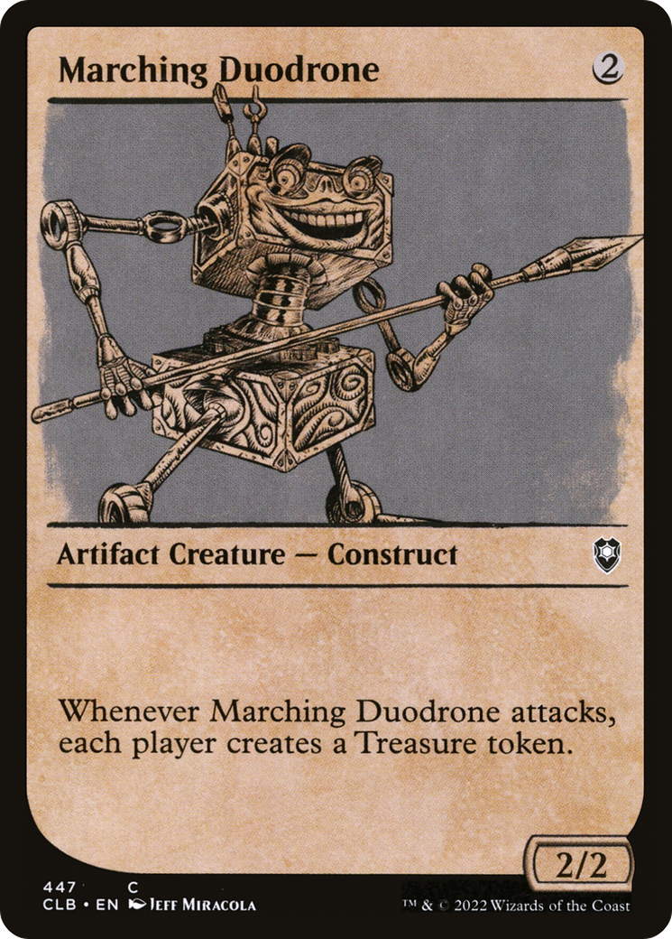 Marching Duodrone (Showcase) [Commander Legends: Battle for Baldur's Gate]-1