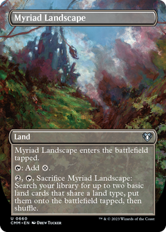 Myriad Landscape (Borderless Alternate Art) [Commander Masters]-1