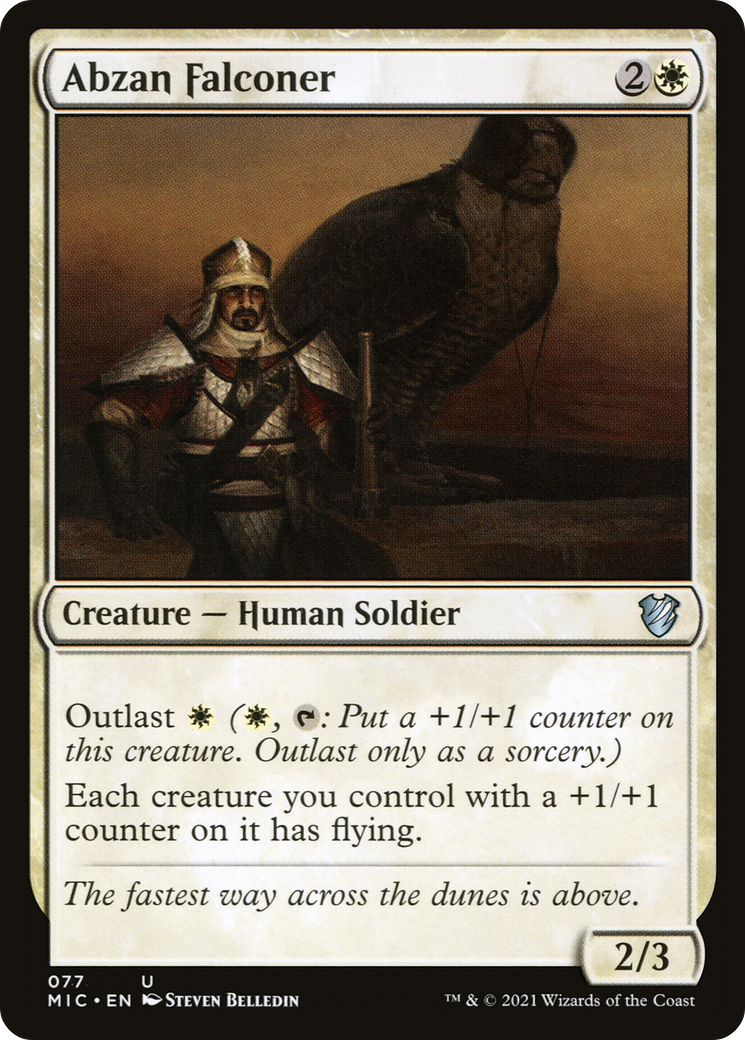 Abzan Falconer [Innistrad: Midnight Hunt Commander]-1
