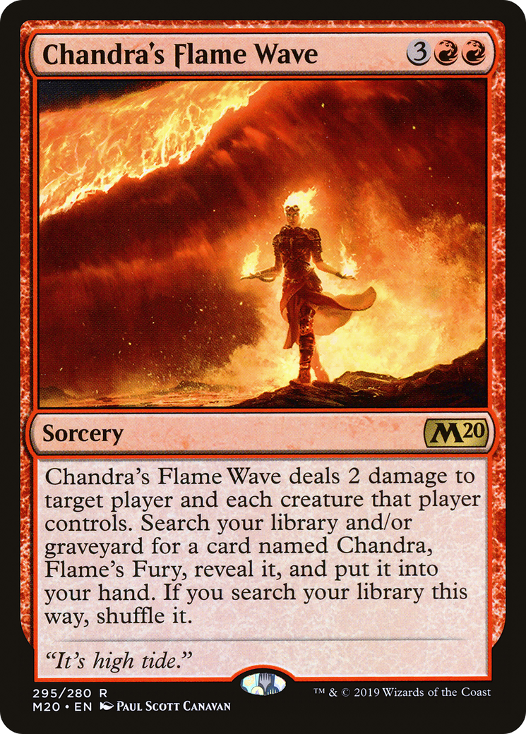 Chandra's Flame Wave [Core Set 2020]-1