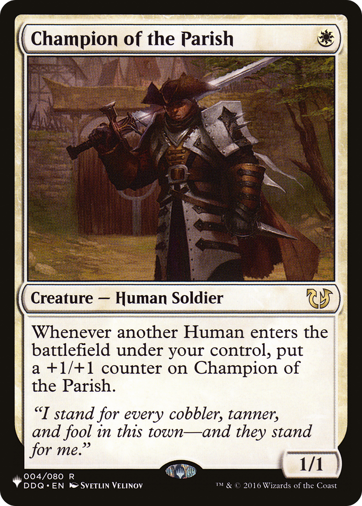 Champion of the Parish (PLST-DDQ-4) - The List-1