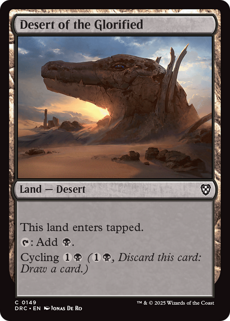 Desert of the Glorified [Aetherdrift Commander]-1