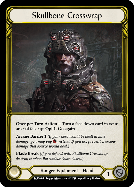Skullbone Crosswrap [FAB009-P] (Promo)  1st Edition Cold Foil - Golden-1