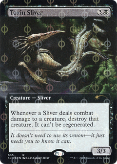 Toxin Sliver (Extended Art) (Step-and-Compleat Foil) [Secret Lair Drop Promos]-1