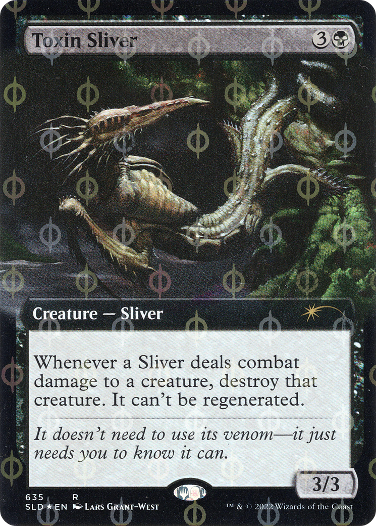 Toxin Sliver (Extended Art) (Step-and-Compleat Foil) [Secret Lair Drop Promos]-1