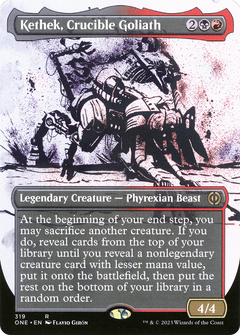 Kethek, Crucible Goliath (Borderless Ichor) [Phyrexia: All Will Be One]-1