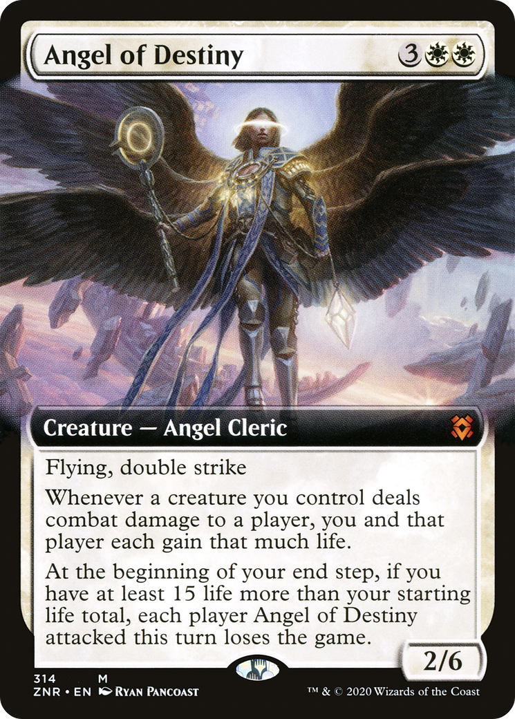 Angel of Destiny (Extended Art) [Zendikar Rising]-1