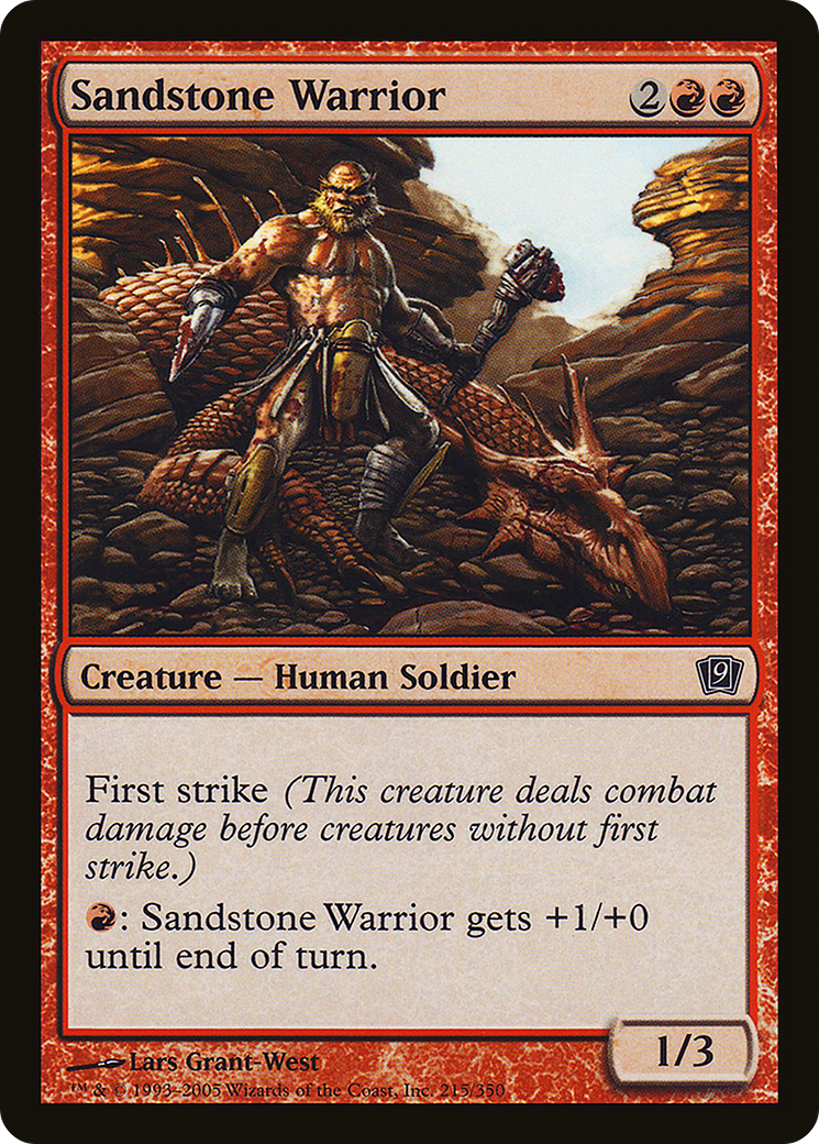 Sandstone Warrior [Ninth Edition]