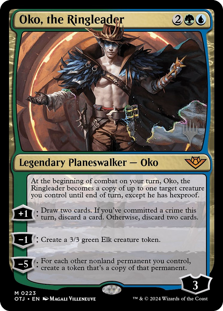 Oko, the Ringleader (Promo Pack) [Outlaws of Thunder Junction Promos]-1