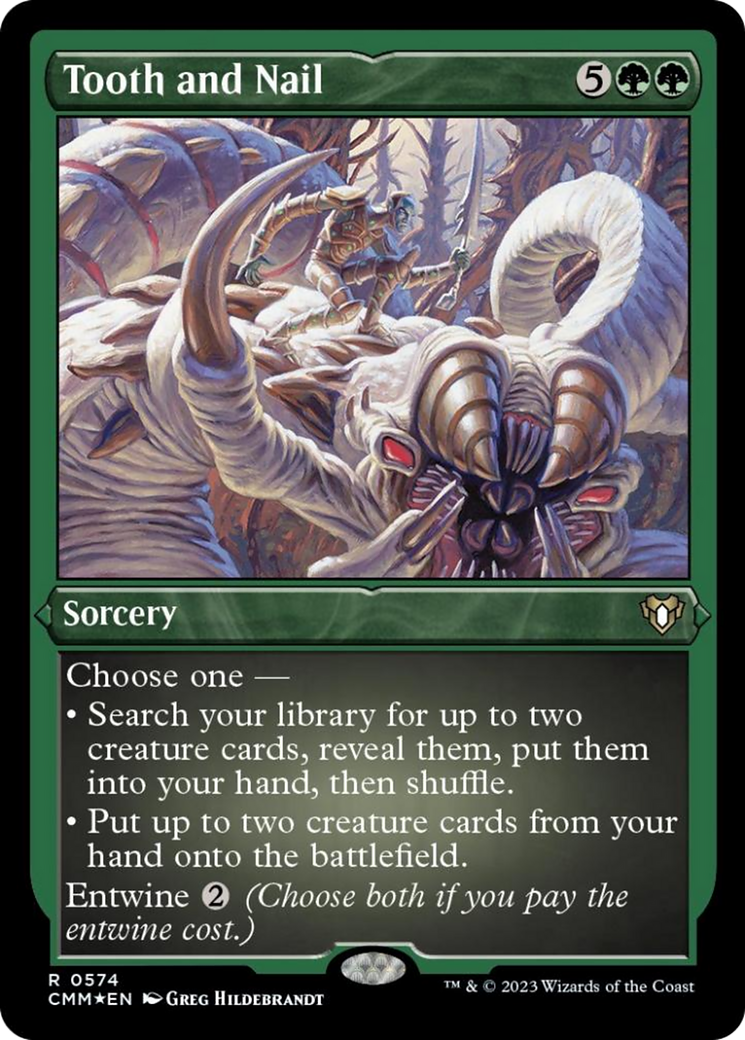 Tooth and Nail (Foil Etched) [Commander Masters]-1