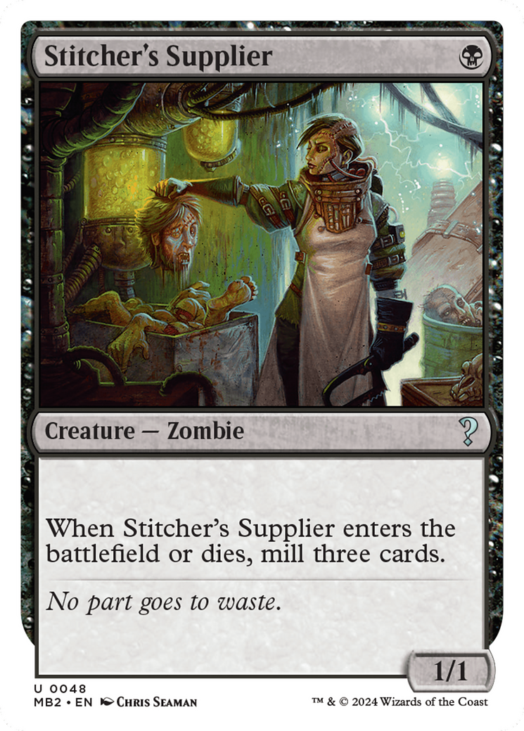 Stitcher's Supplier (White Border) [Mystery Booster 2]-1
