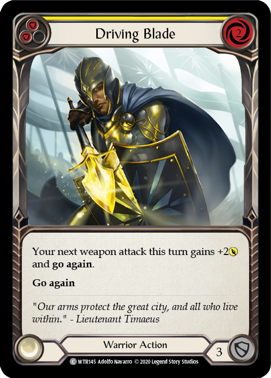 Driving Blade (Yellow) [U-WTR145] (Welcome to Rathe Unlimited)  Unlimited Normal-2