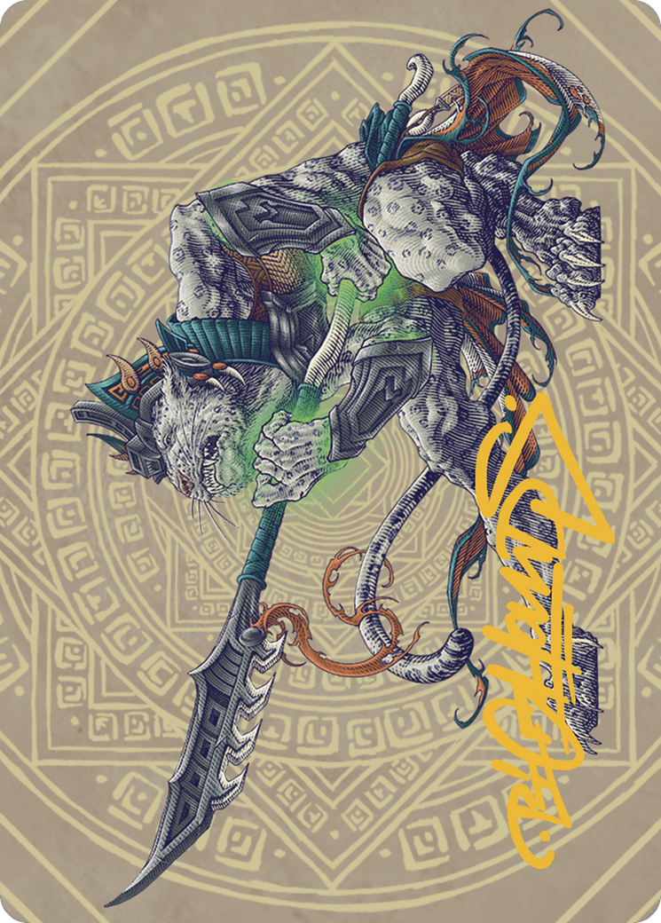Kutzil, Malamet Exemplar // Kutzil, Malamet Exemplar (ALCI-050) - The Lost Caverns of Ixalan Art Series (Borderless) Foil-1