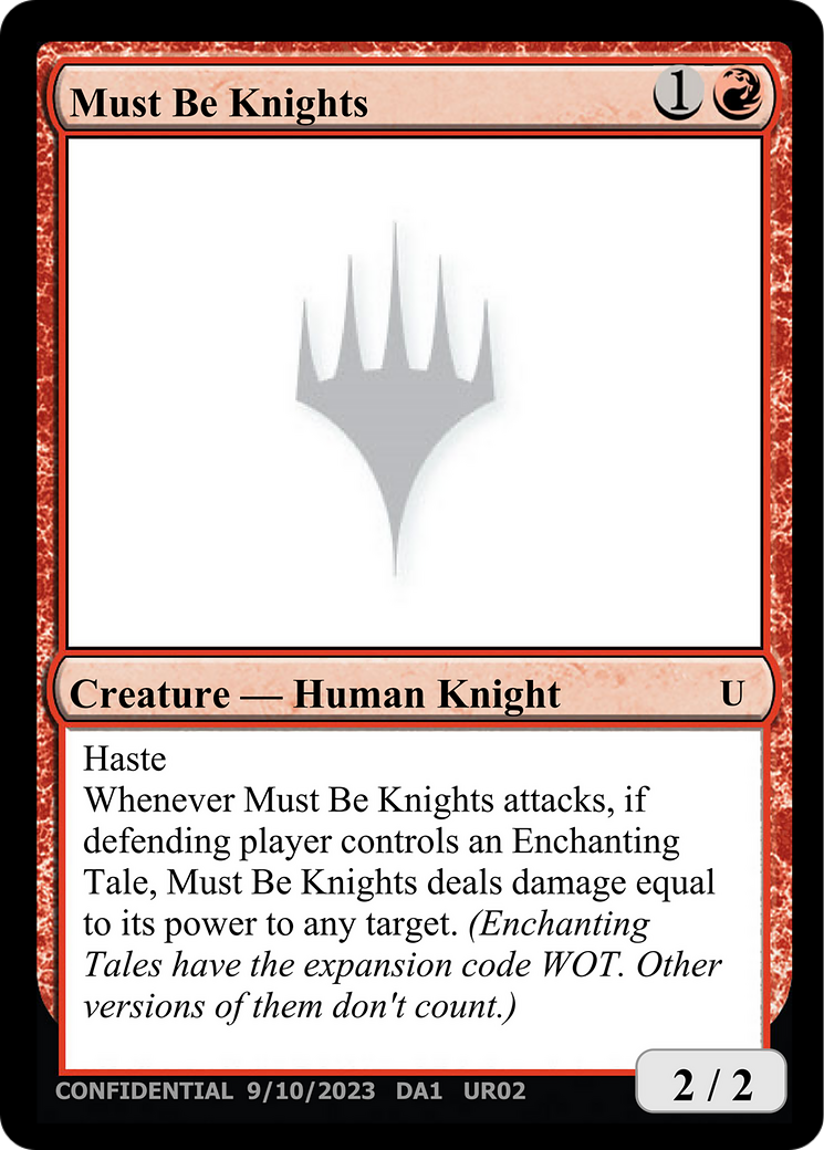 Must Be Knights (UNK-UR02A) - Unknown Event-1